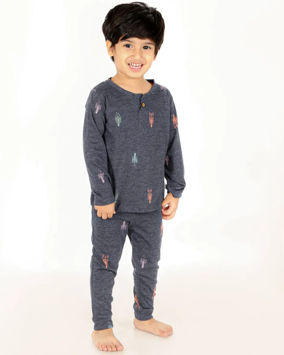 Lift Off To Space Boys Jogger Set