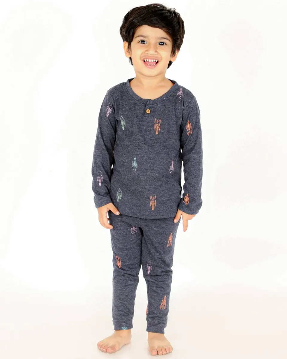 Lift Off To Space Boys Jogger Set