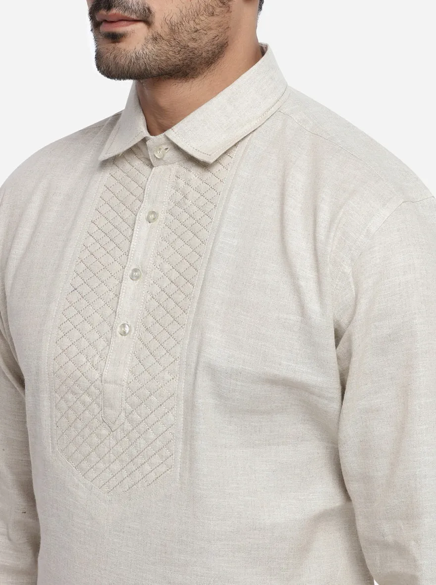 Light Beige Pathani | Azania