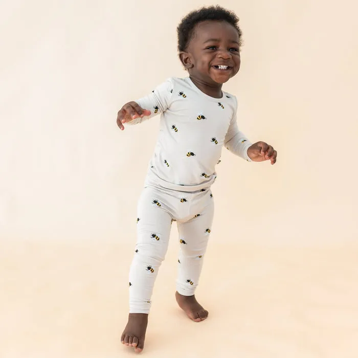 Long Sleeve Toddler Pajama Set - Bee Mine by Kyte Baby