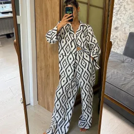 Luxury Printed Pajama Set