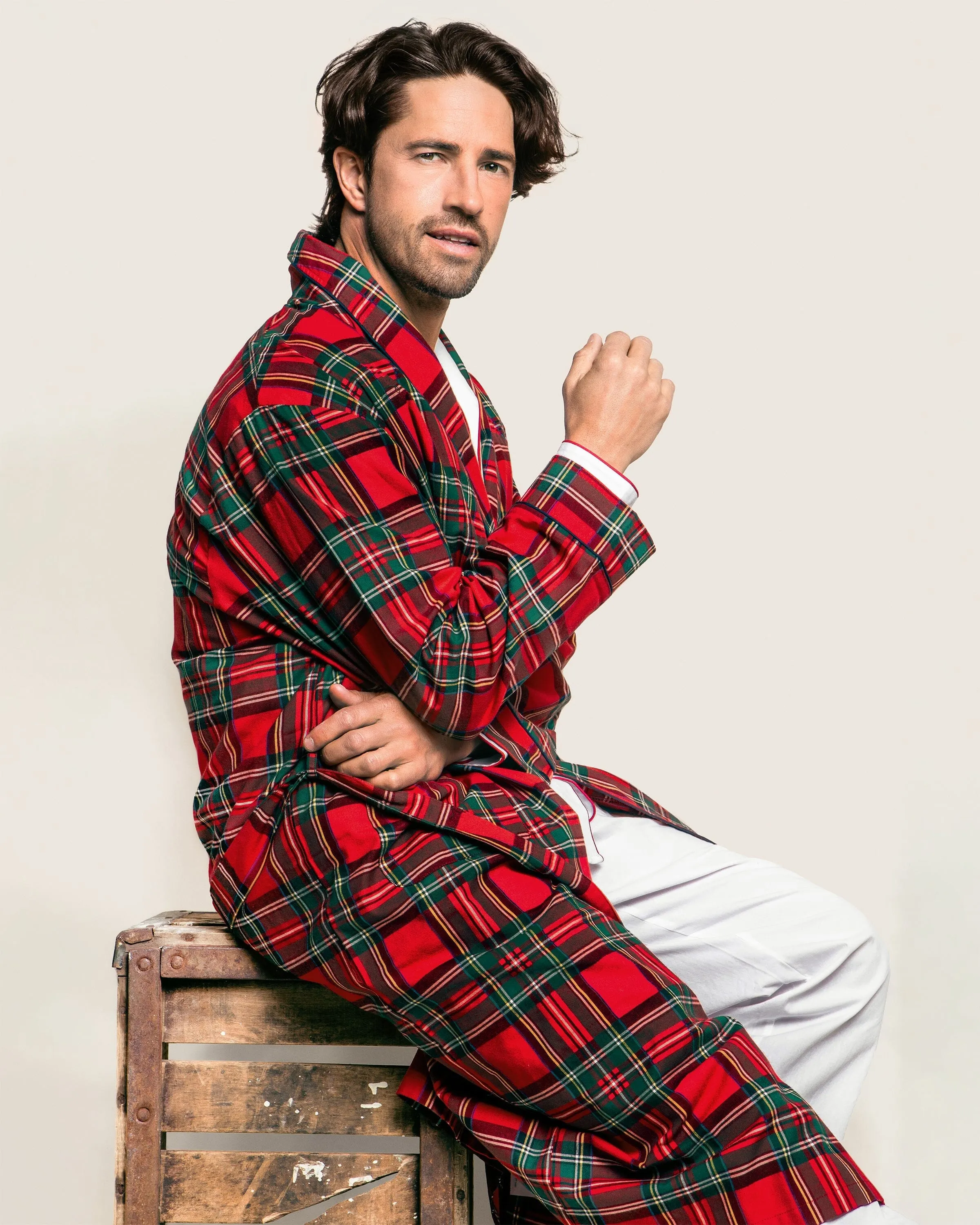 Men's Brushed Cotton Robe | Imperial Tartan