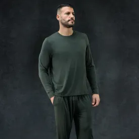 Men's Pajama Set - Pant   Shirt (Evergreen)