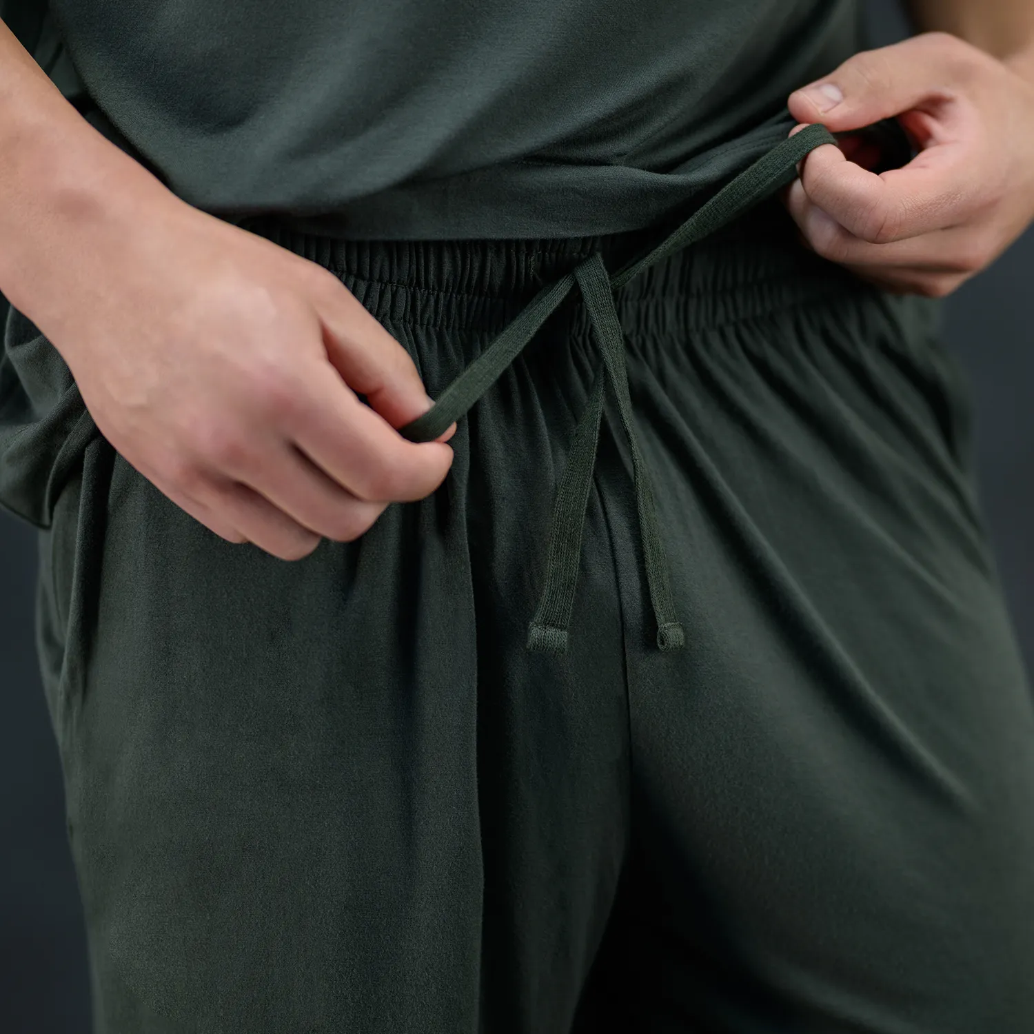 Men's Pajama Set - Pant   Tee (Evergreen)