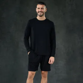 Men's Pajama Set - Short   Shirt (Onyx)