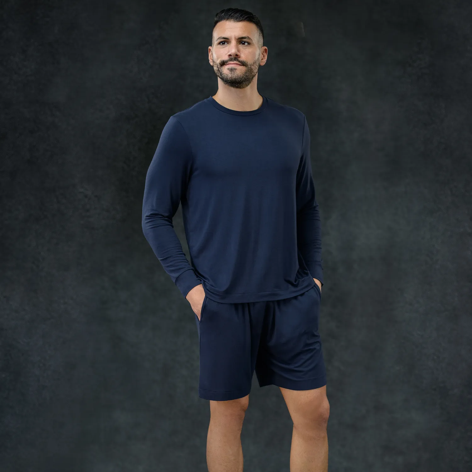Men's Pajama Set - Short   Shirt (Storm)