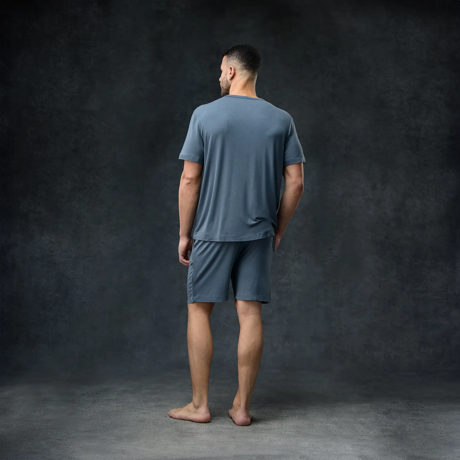 Men's Pajama Set - Short   Tee (Dusk)