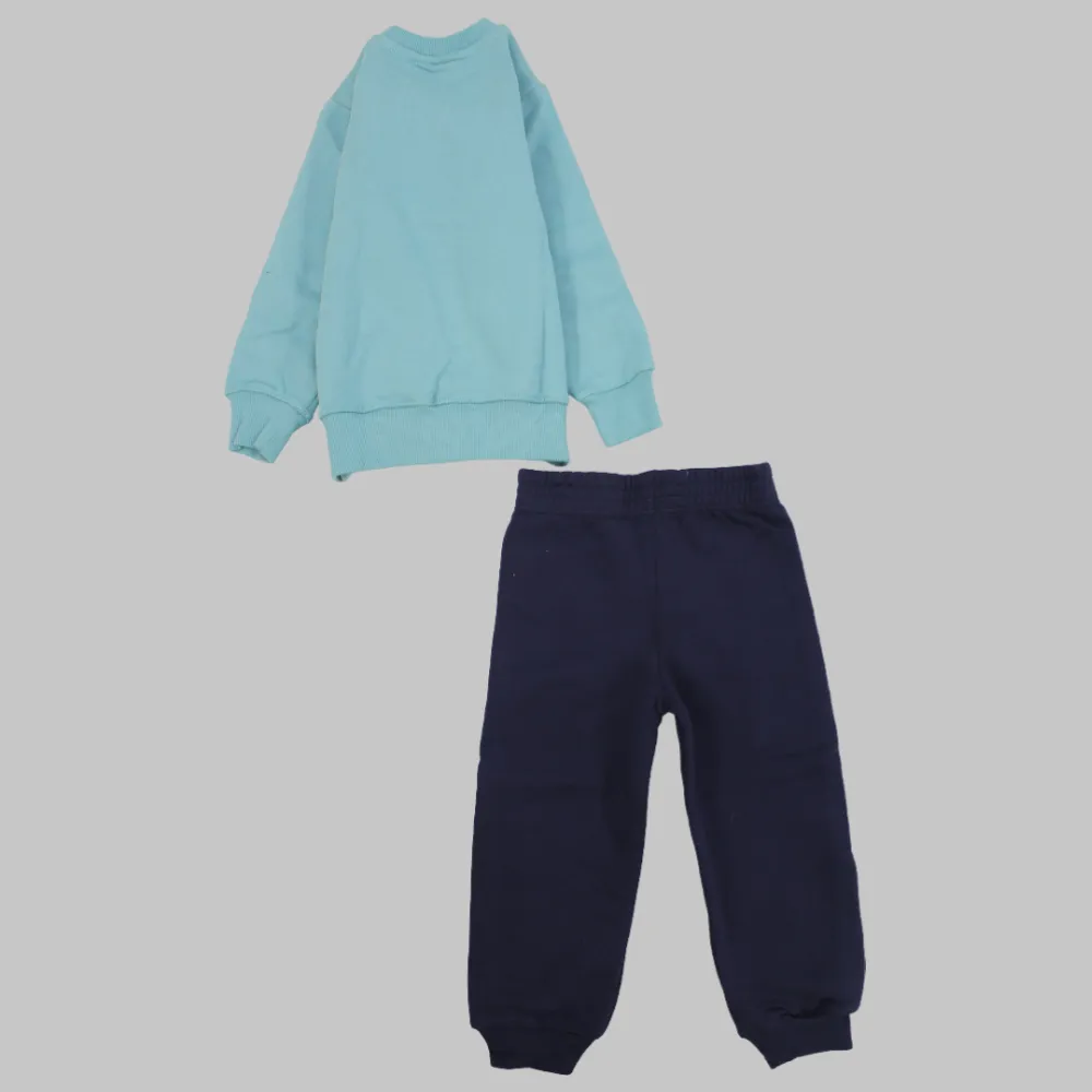 Mickey Mouse & Donald Duck Long-Sleeved Fleeced Pajama