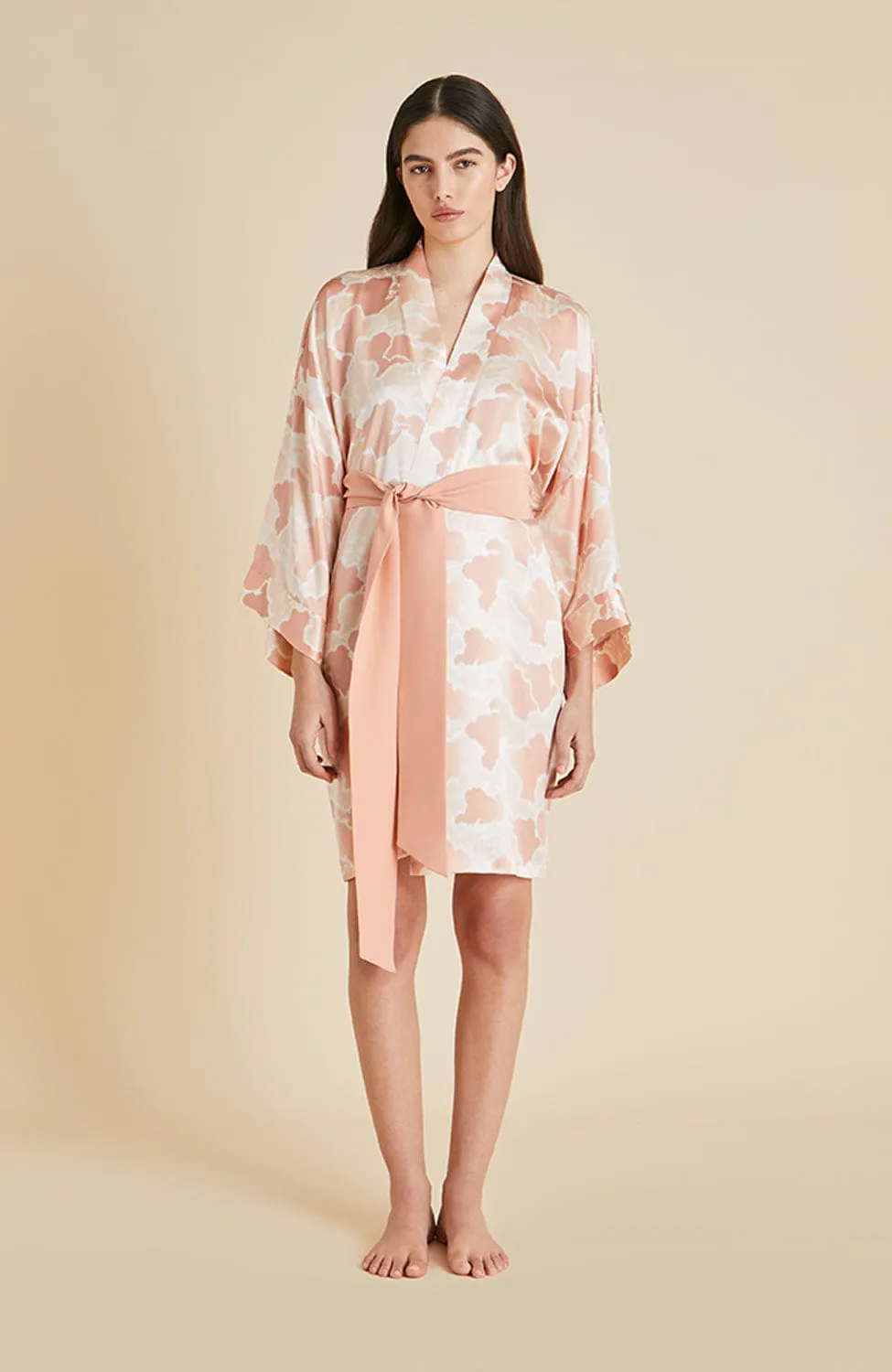 Mimi Icarus Silk Kimono Robe