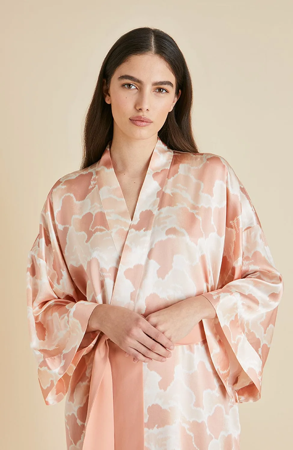 Mimi Icarus Silk Kimono Robe