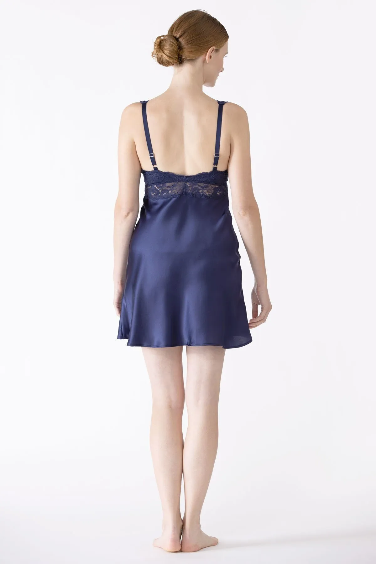 Morgan Iconic Bust-Support Silk Chemise