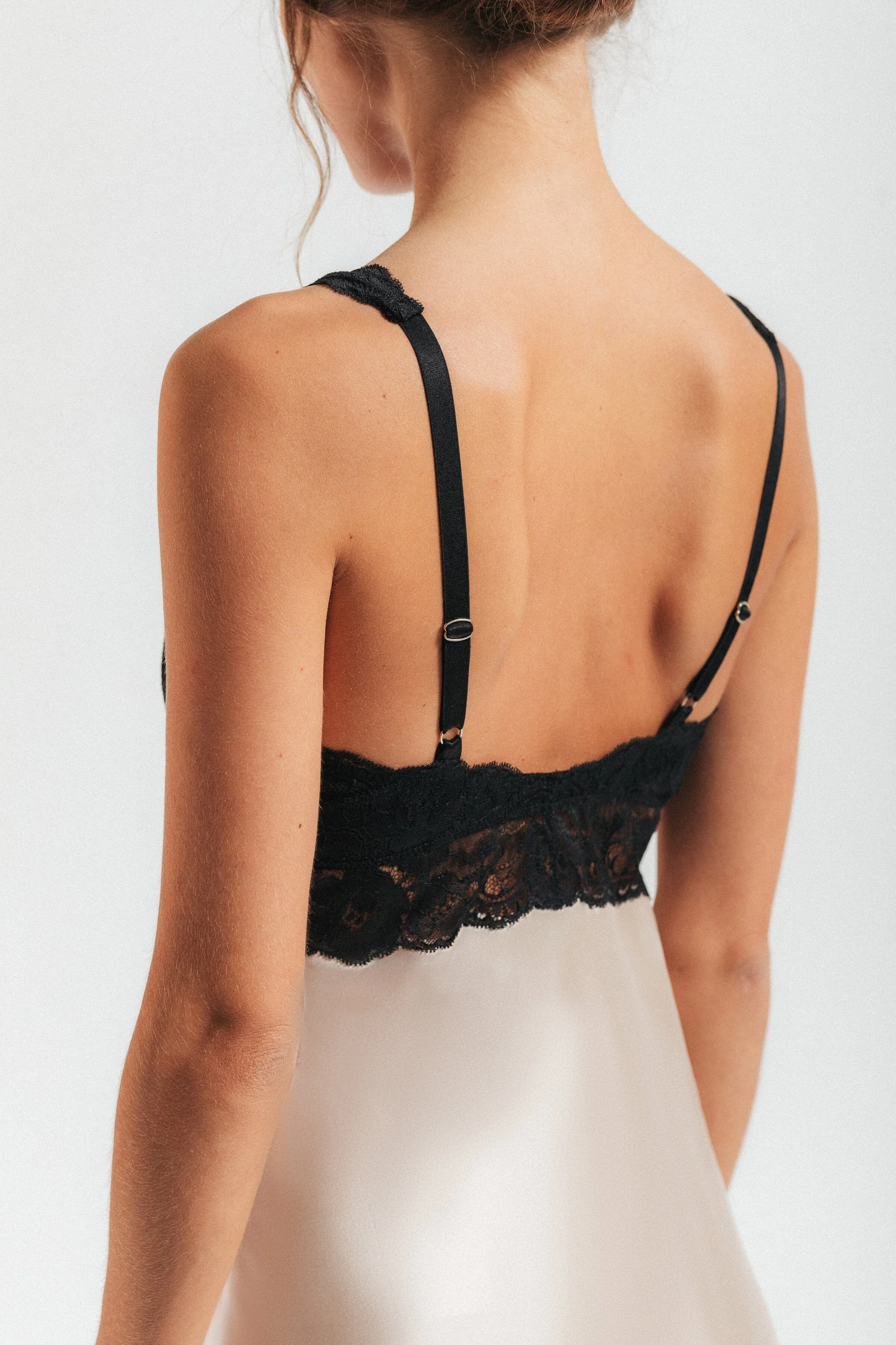 Morgan Iconic Bust-Support Silk Chemise