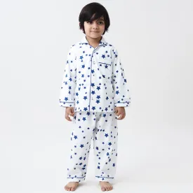 Navy Stars Pyjama Set
