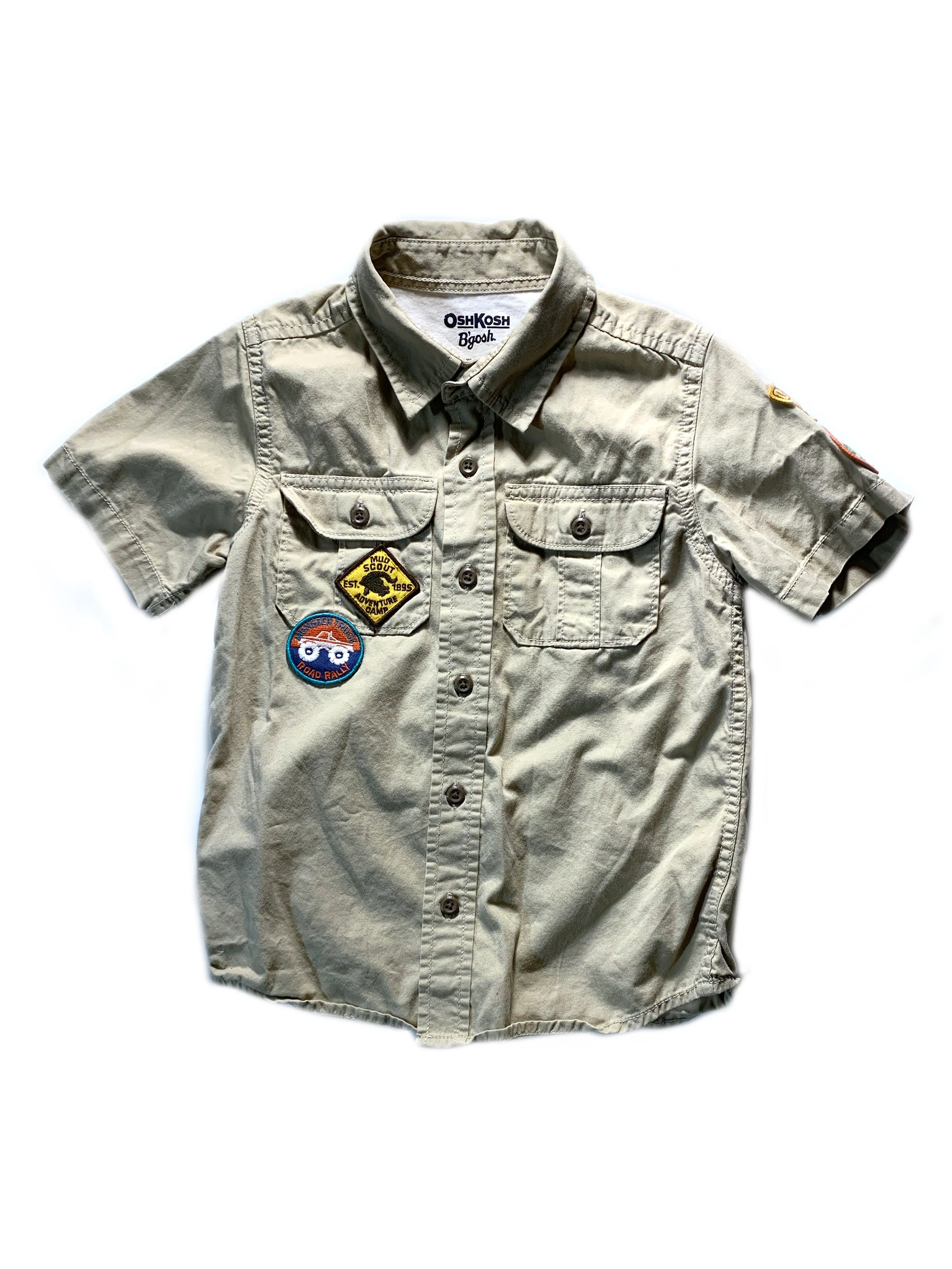 OshKosh Mud Scout Adventure Camp Shirts 4T
