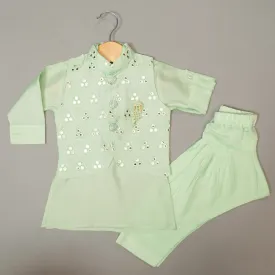 Pista Boys Kurta Pajama with Nehru Jacket