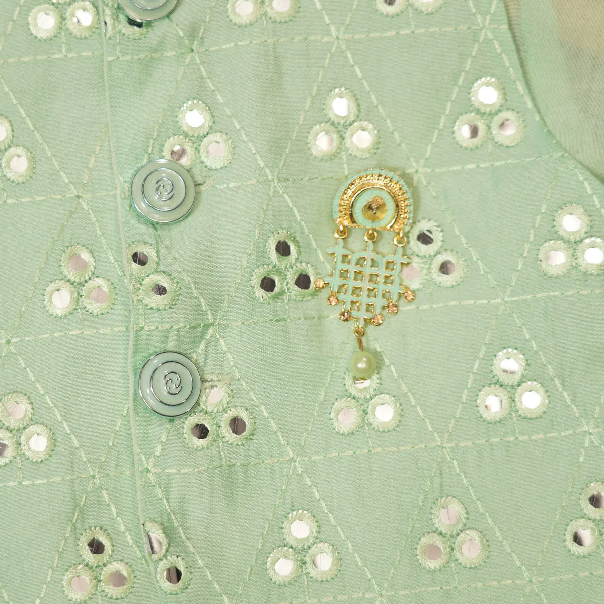 Pista Boys Kurta Pajama with Nehru Jacket