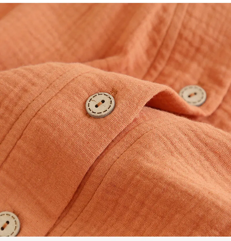 Pure Cotton Conrast Pocket Pajama Set