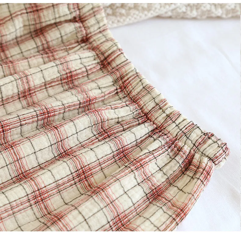 Pure Cotton Conrast Pocket Pajama Set