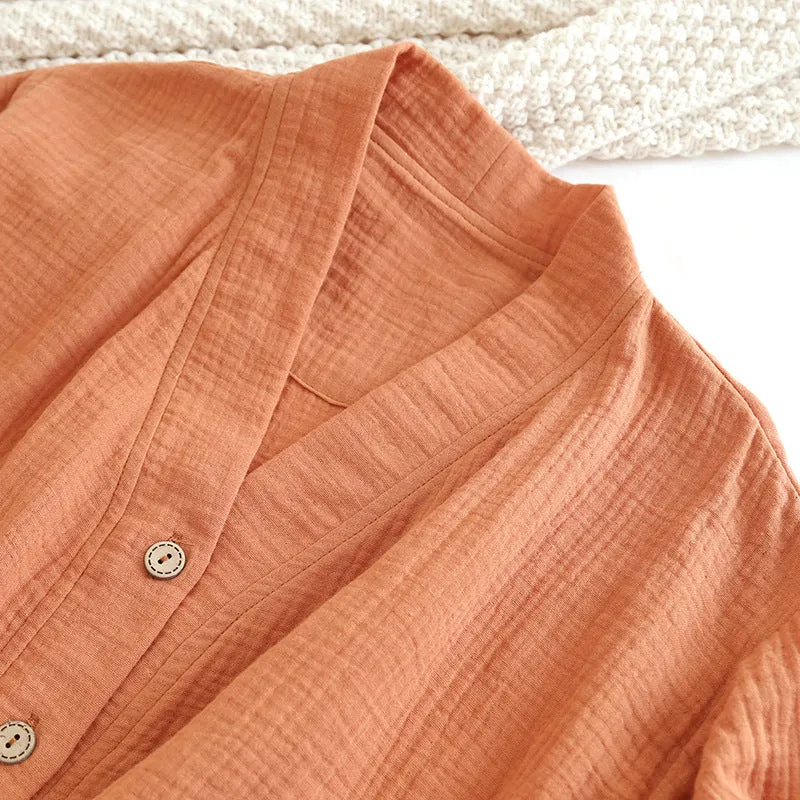 Pure Cotton Conrast Pocket Pajama Set