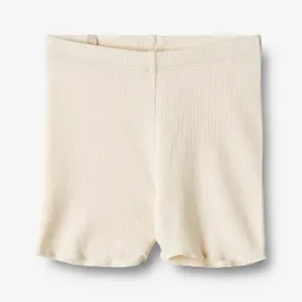 Rib Shorts Sine - cream