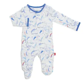 Roarsome Friends Magnetic Modal Footed Pajama