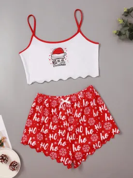 Santa Baby Holiday Pajama Set Christmas Loungewear