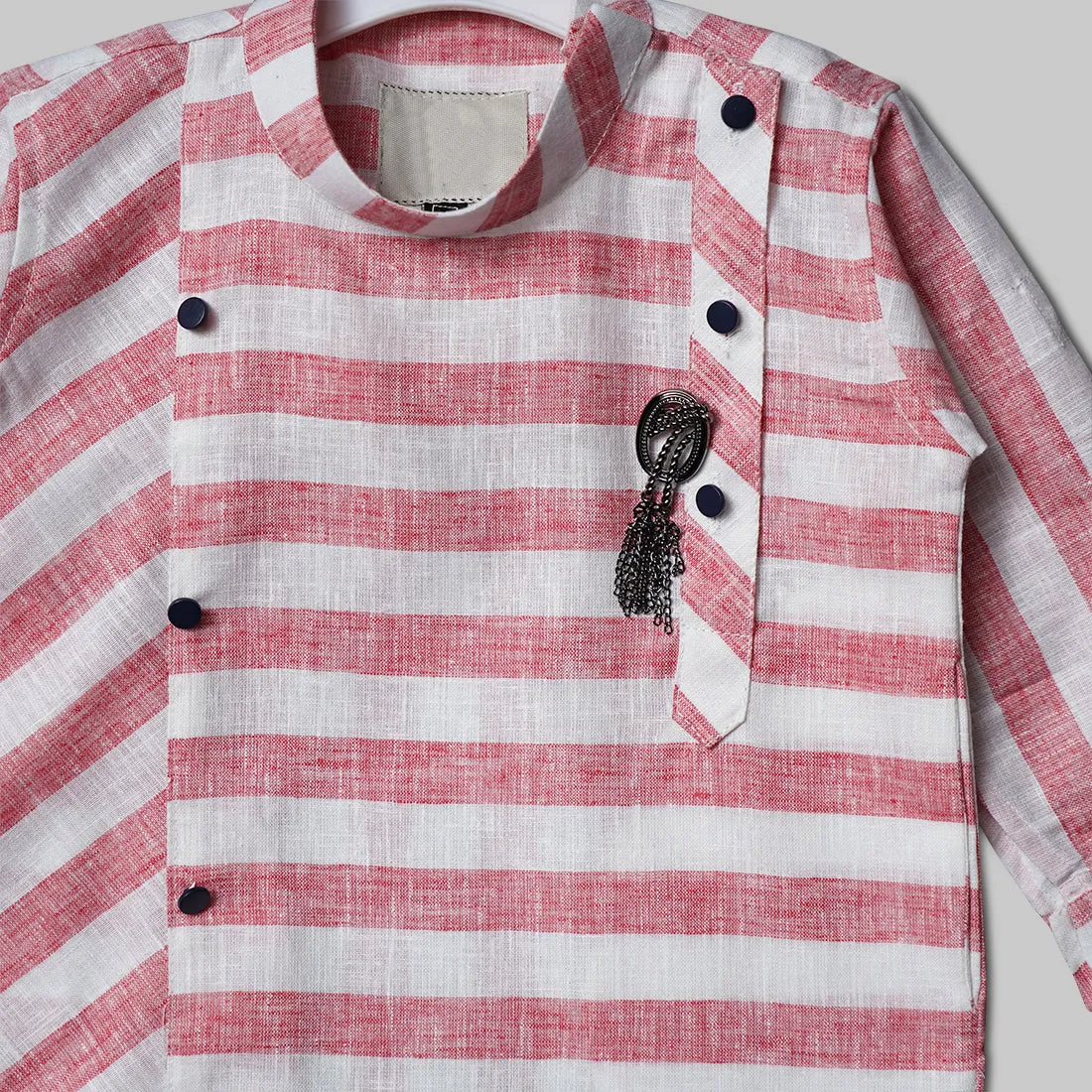 Stripped Boys Kurta Pajama