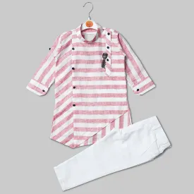 Stripped Boys Kurta Pajama