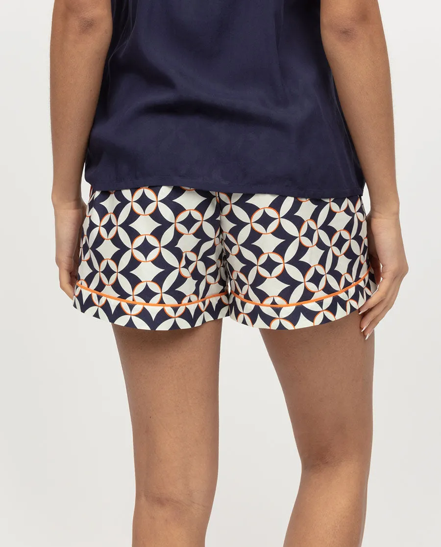 Taylor Womens Small Geo Print Shorts