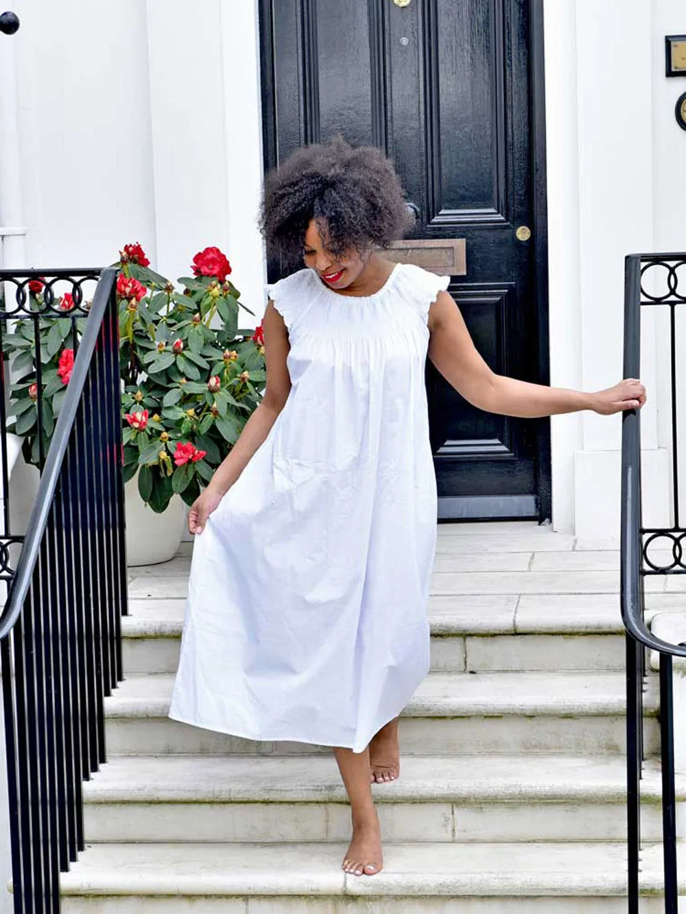 Violet Cotton Nightdress Size 12-16