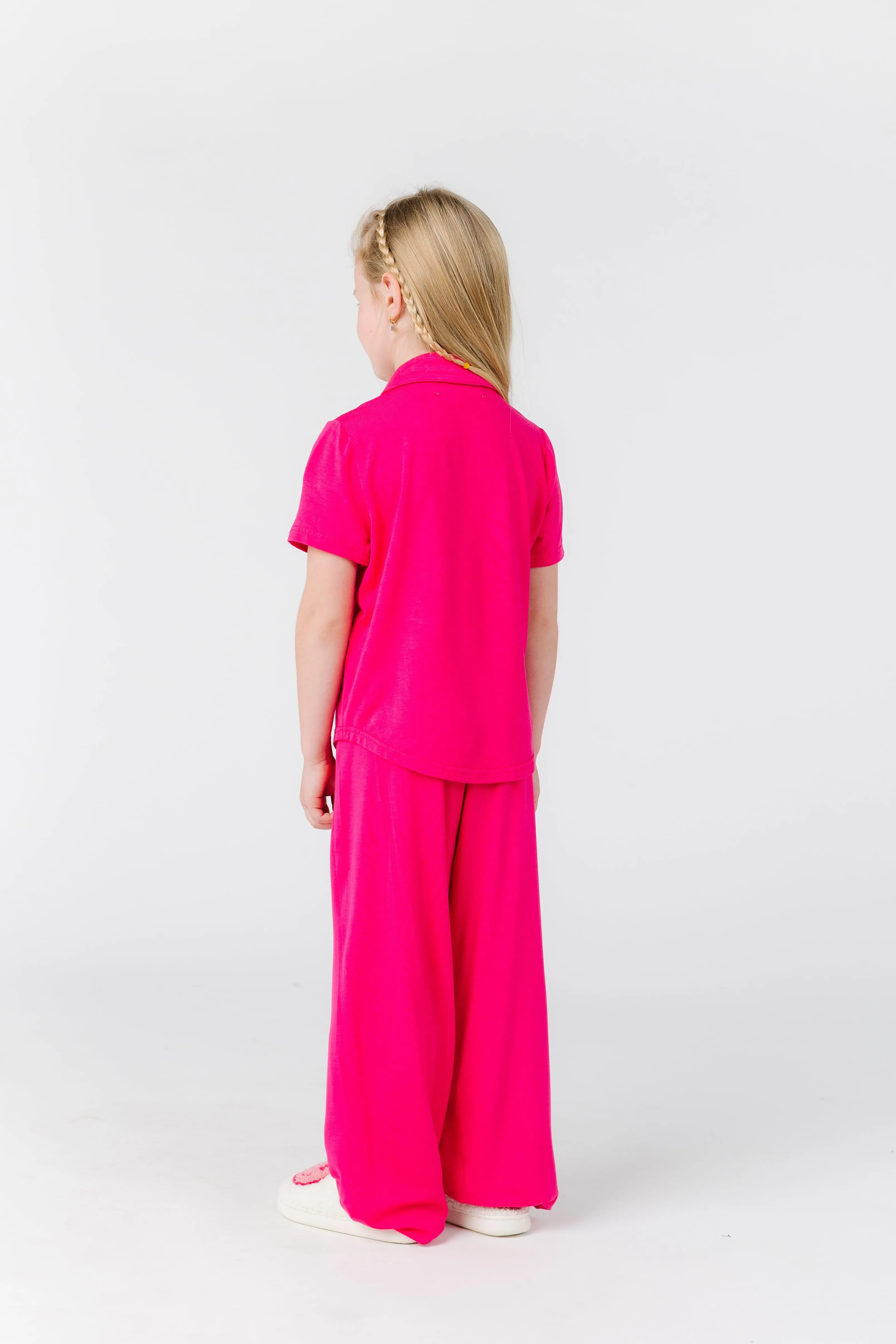 Wide Leg Kids Pajama Set