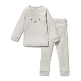 Wilson & Frenchy - Cloud Organic Rib Long Sleeved Pyjamas