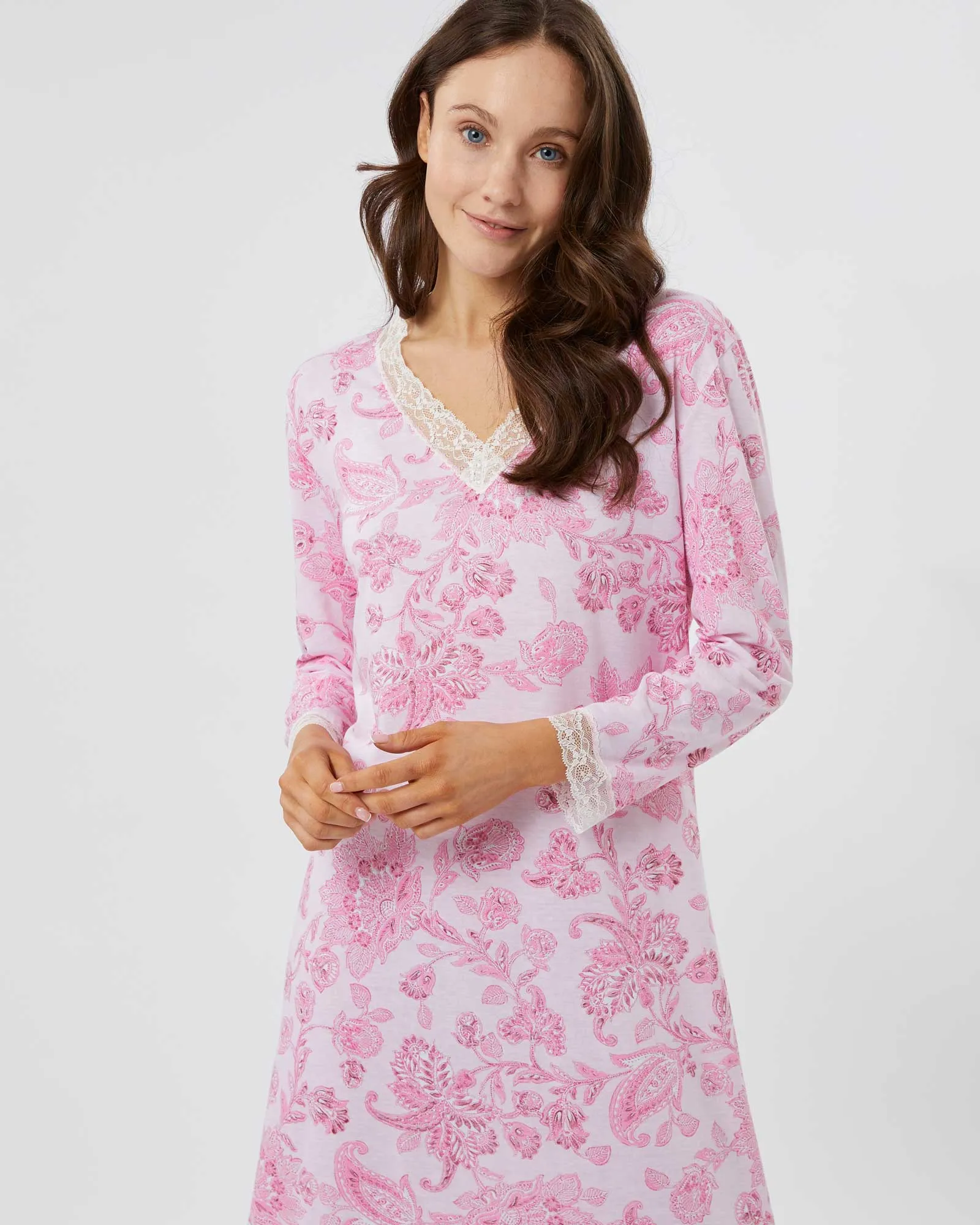 Women's Jersey Ella Nightdress - Somerby Floral