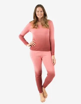 Women's Ombré Dye Cotton Pajamas