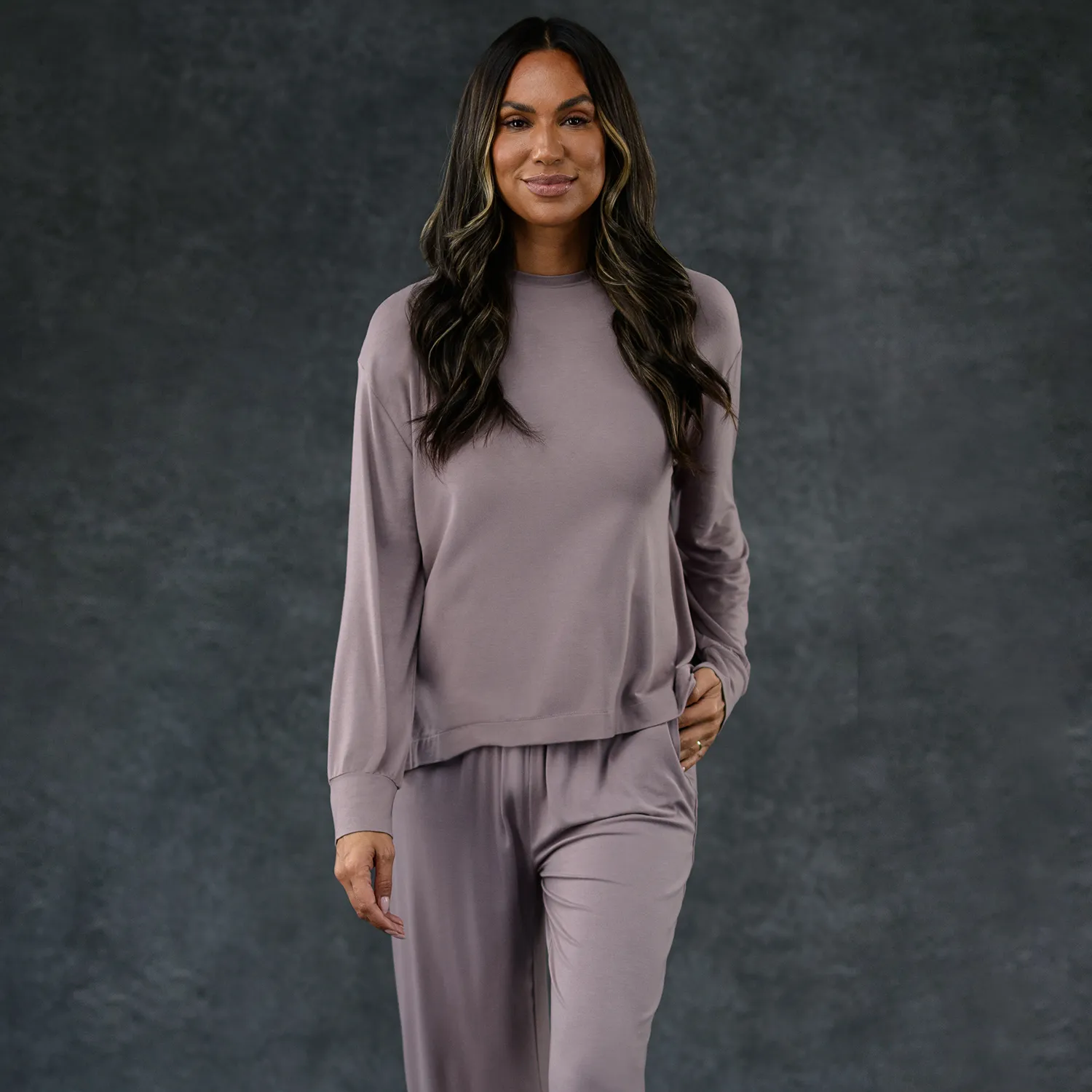 Women's Pajama Set - Pant   Shirt (Lilac)