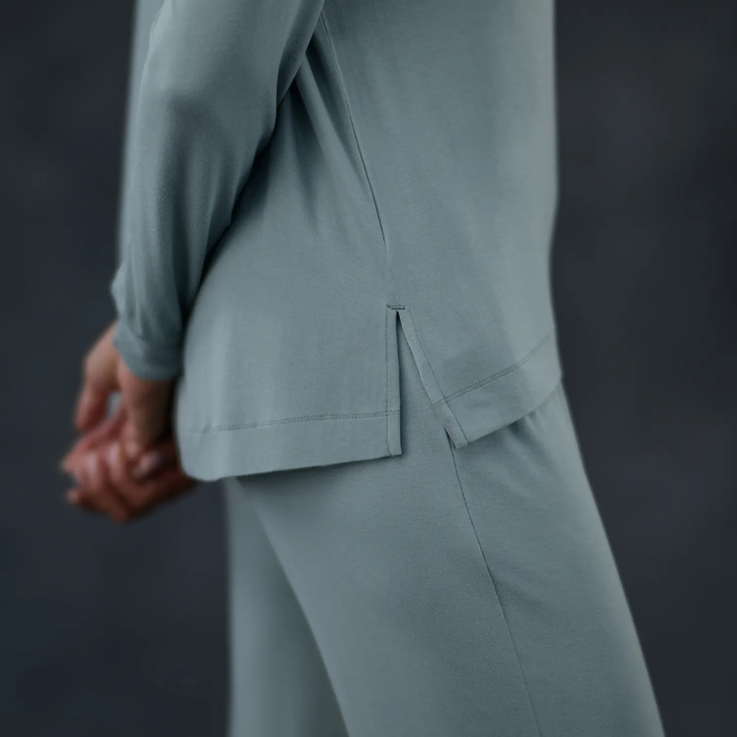Women's Pajama Set - Pant   Shirt (Mist)