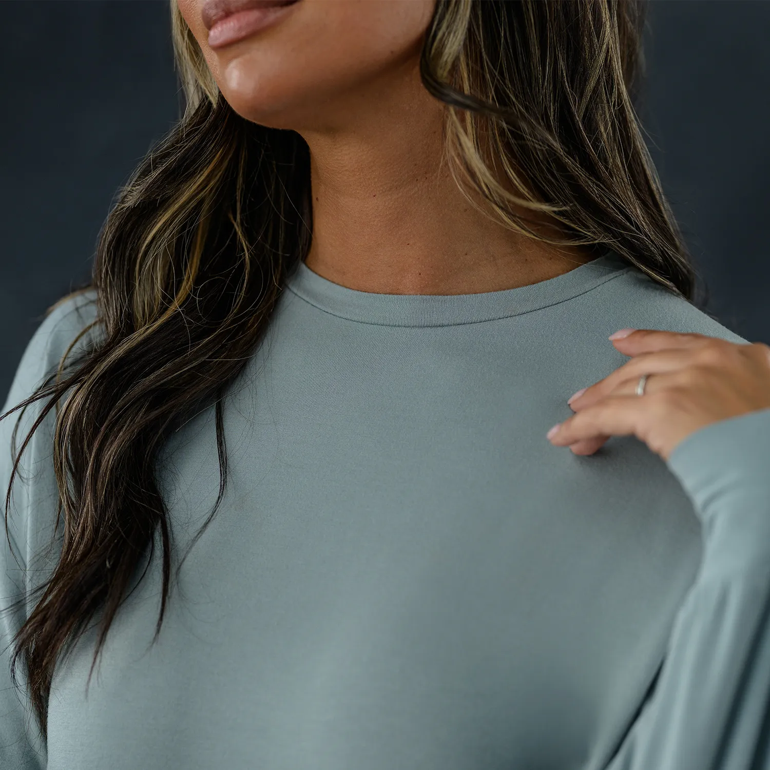 Women's Pajama Set - Pant   Shirt (Mist)