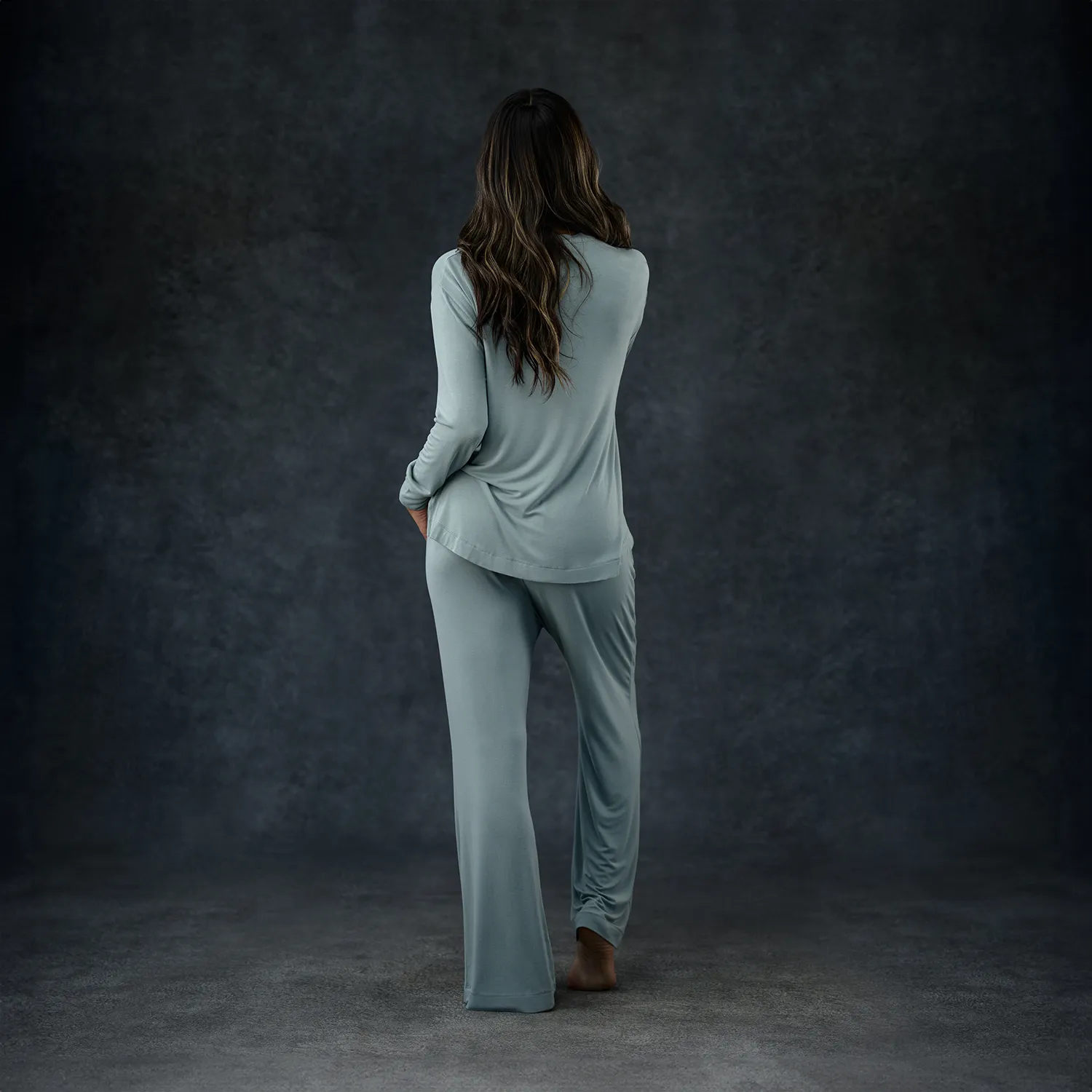 Women's Pajama Set - Pant   Shirt (Mist)