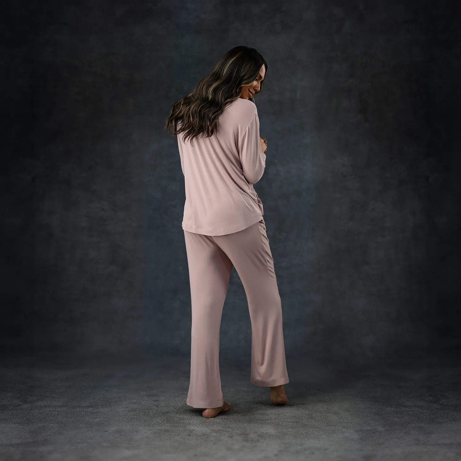 Women's Pajama Set - Pant   Shirt (Peony)