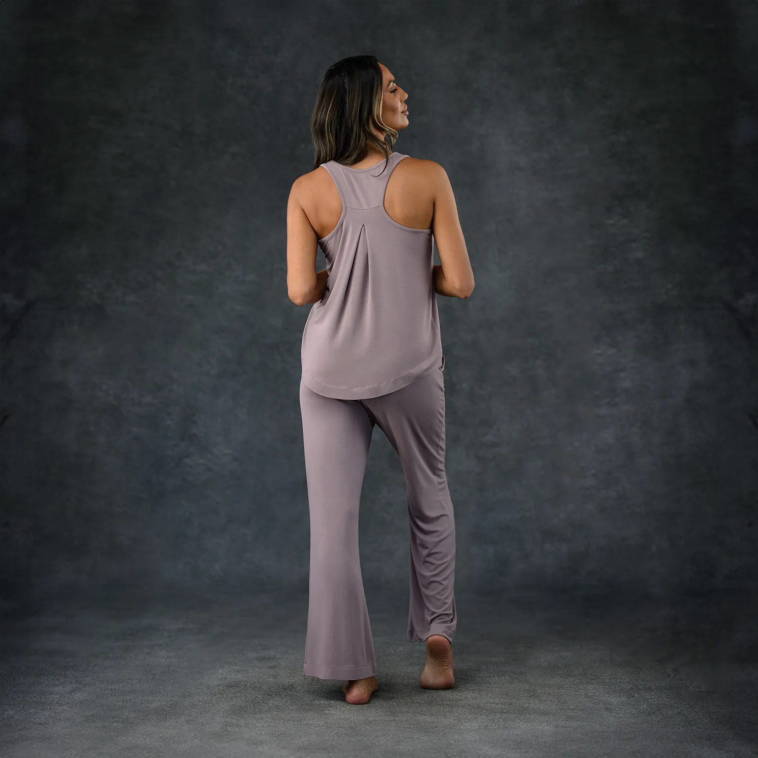 Women's Pajama Set - Pant   Tank (Lilac)