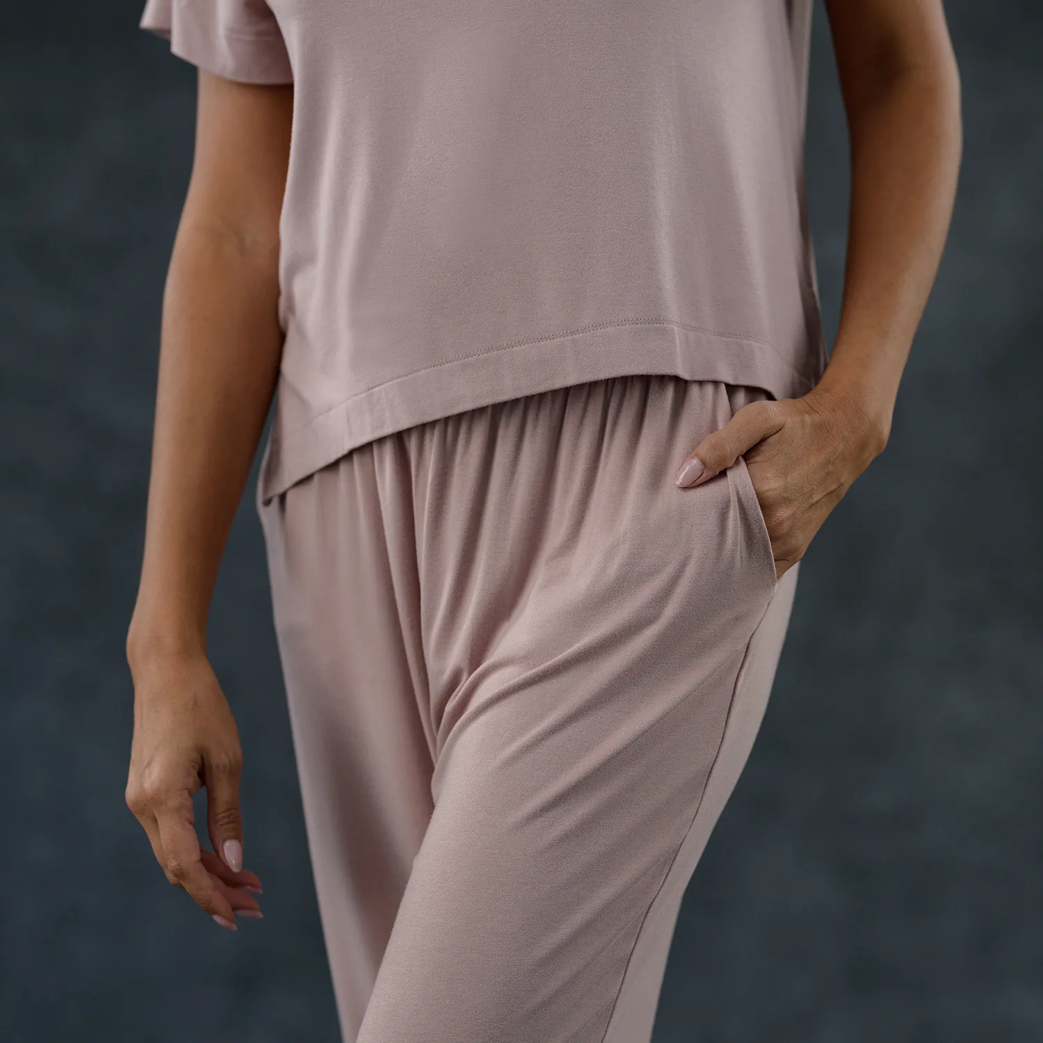 Women's Pajama Set - Pant   Tee (Peony)