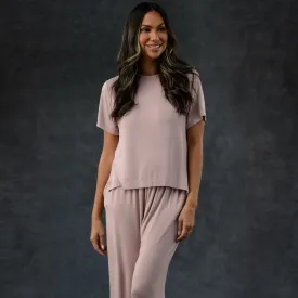Women's Pajama Set - Pant   Tee (Peony)
