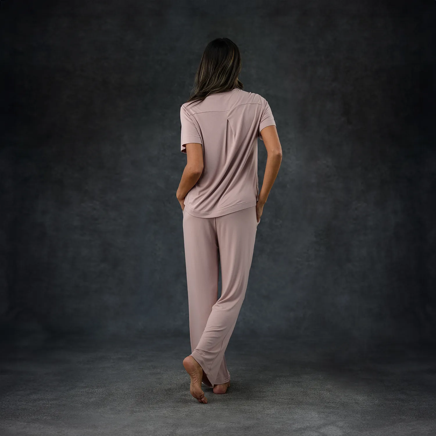 Women's Pajama Set - Pant   Tee (Peony)