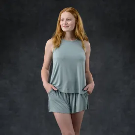 Women's Pajama Set - Short   Tank (Mist)