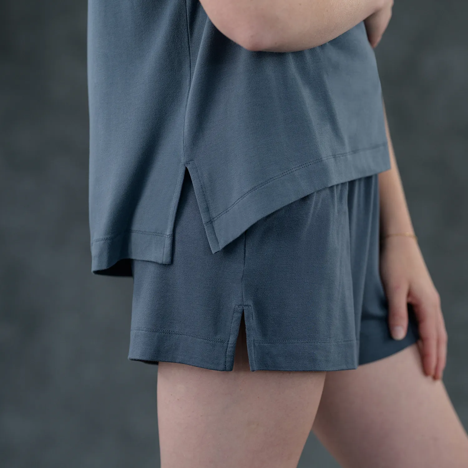 Women's Pajama Set - Short   Tee (Dusk)
