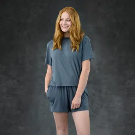 Women's Pajama Set - Short   Tee (Dusk)
