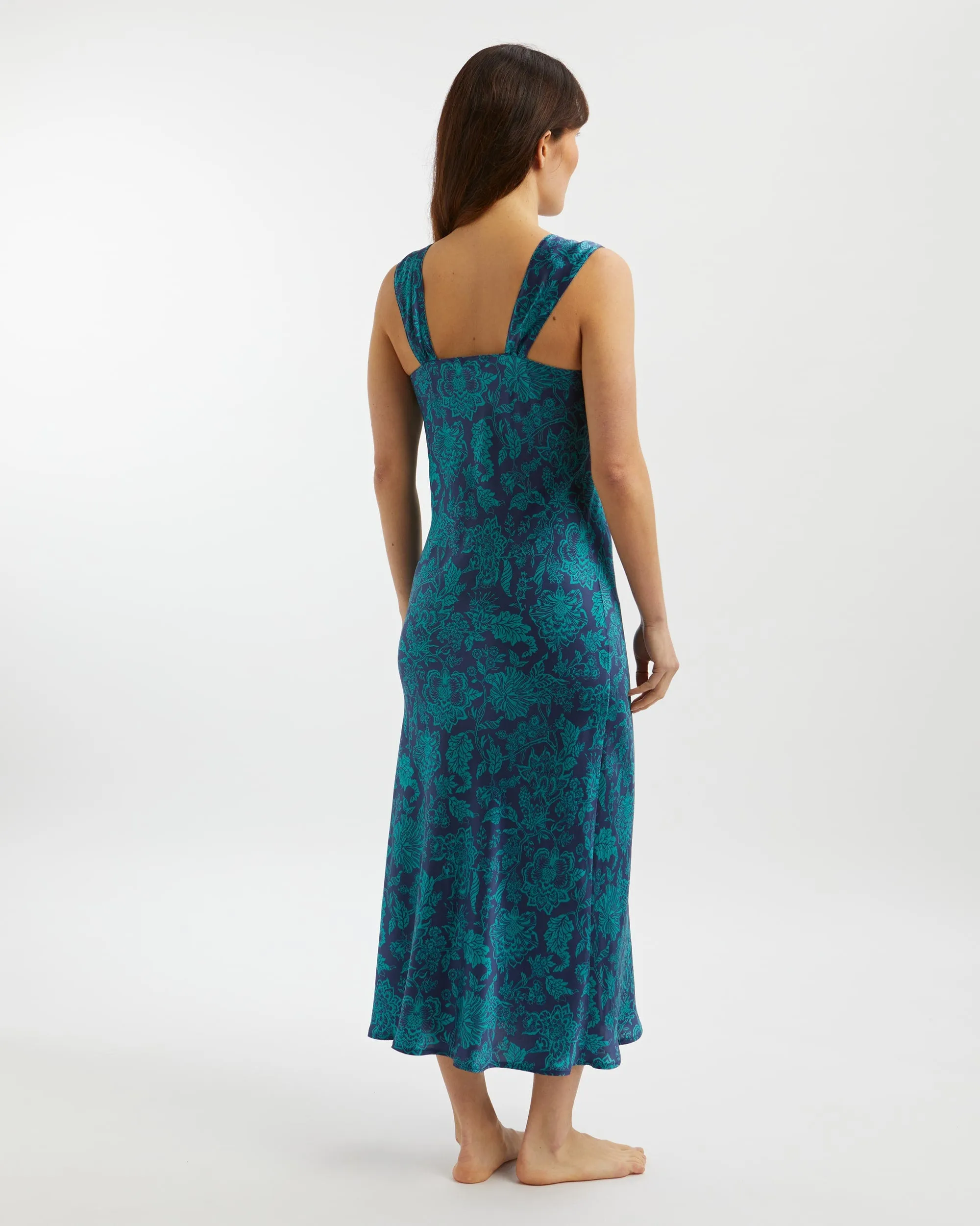 Women's Vintage Style Silk Nightdress - Christelle
