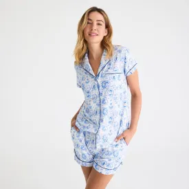 women's women of science modal magnetic classic with a twist short sleeve pajama set