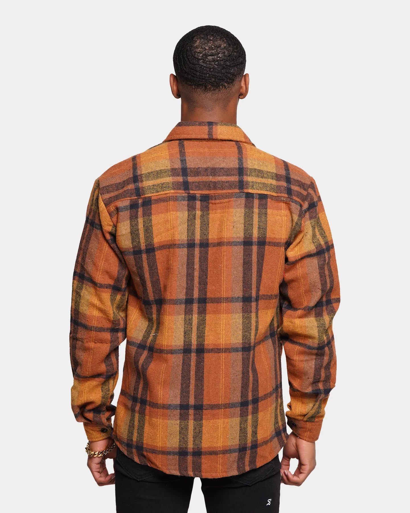 XXIII Naal Plaid Coat Brown