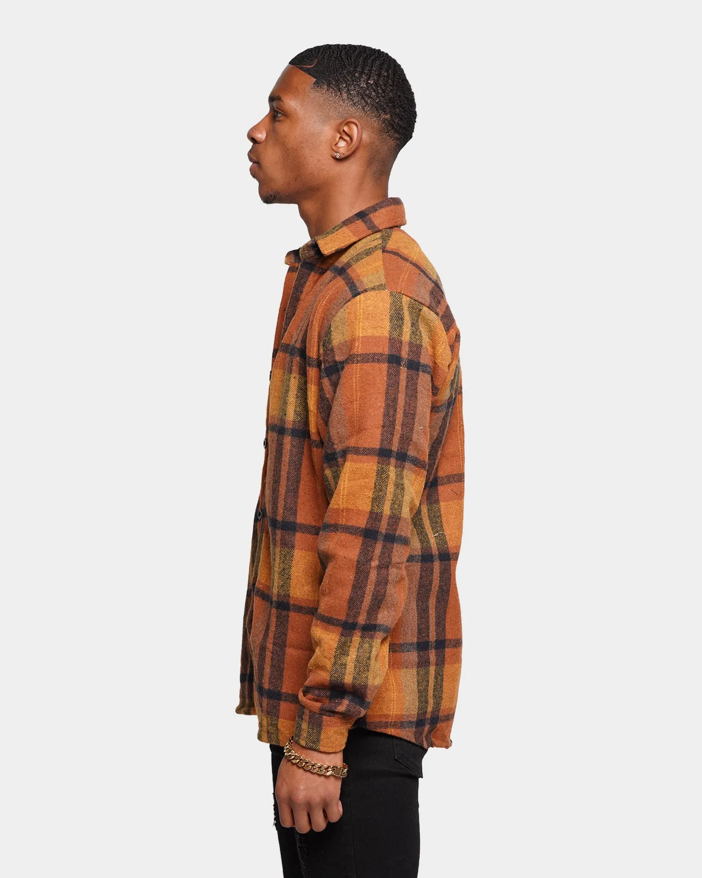 XXIII Naal Plaid Coat Brown